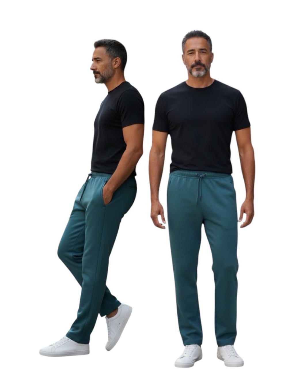 Reebok Men's Flow Teal Elastic-Waist Joggers